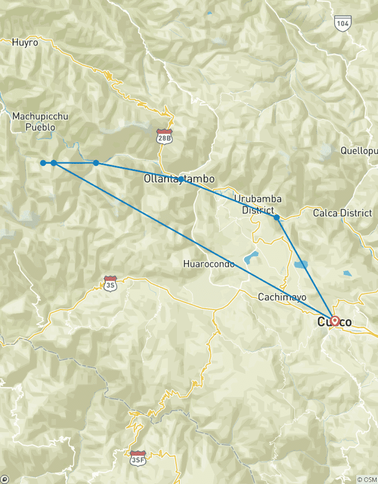 Circuito Camino inca a Machu Picchu - 7 días