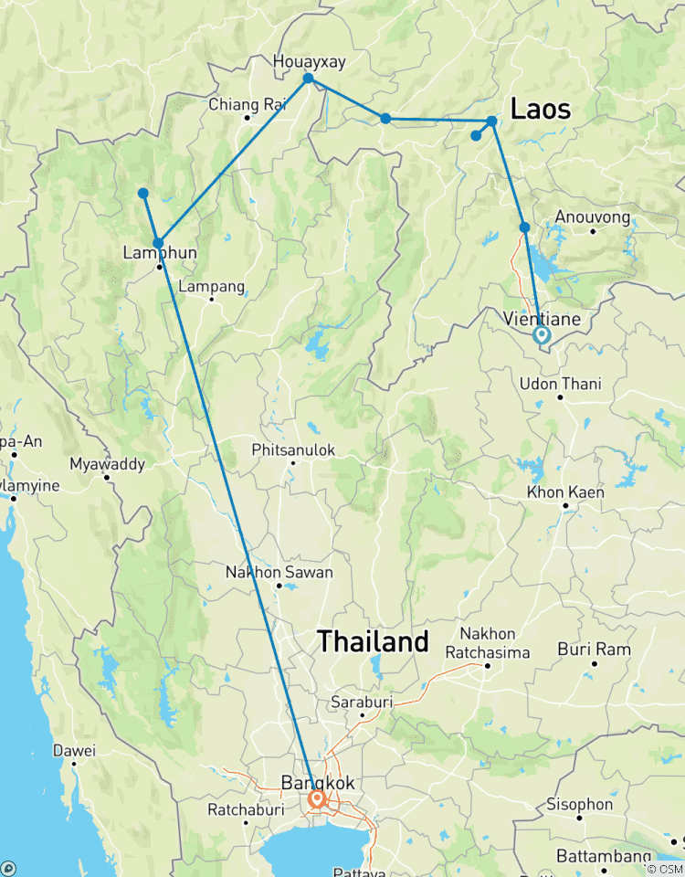 Laos to Northern Thailand: Treks & Trails Tour