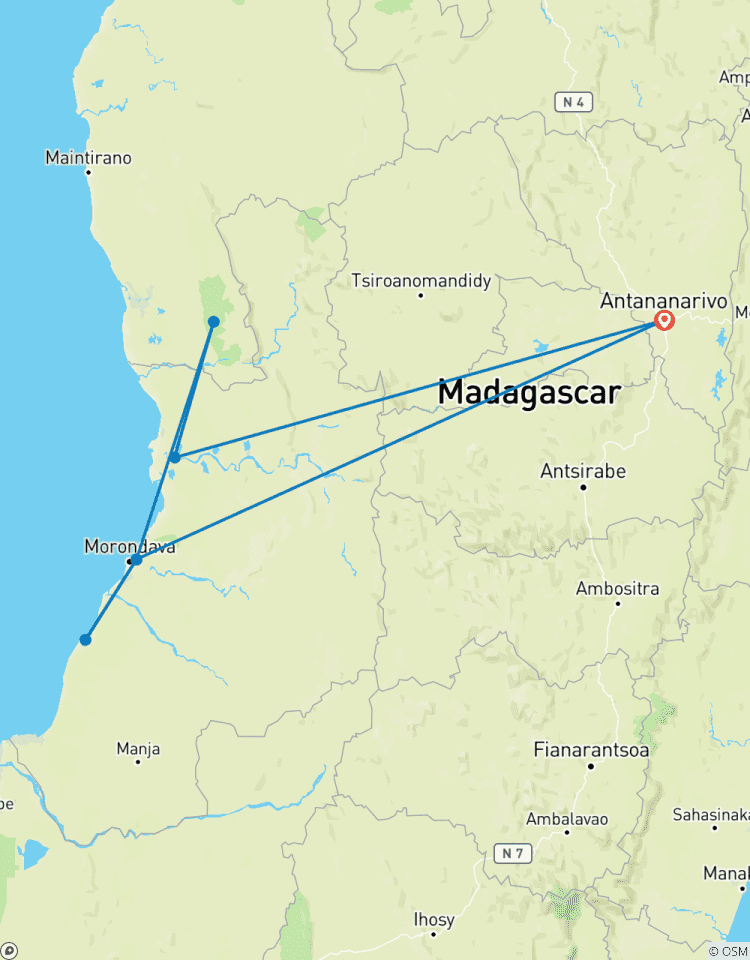 Ten westen van Madagascar in 12 dagen-rondreis
