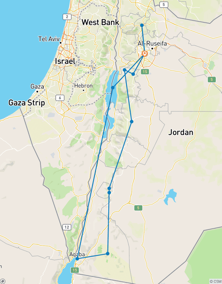 Hoogtepunten van Jordanië-rondreis