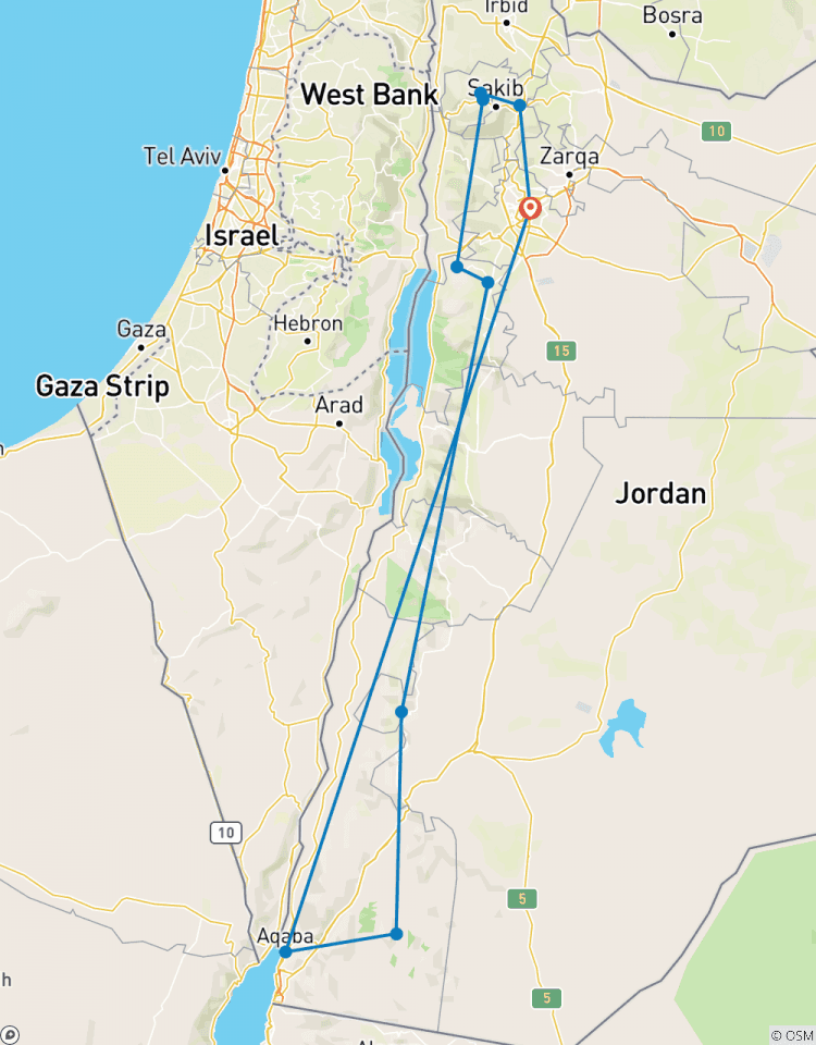 Bijbelse rondreis door Jordanië – een privéreis – 8 dagen-rondreis