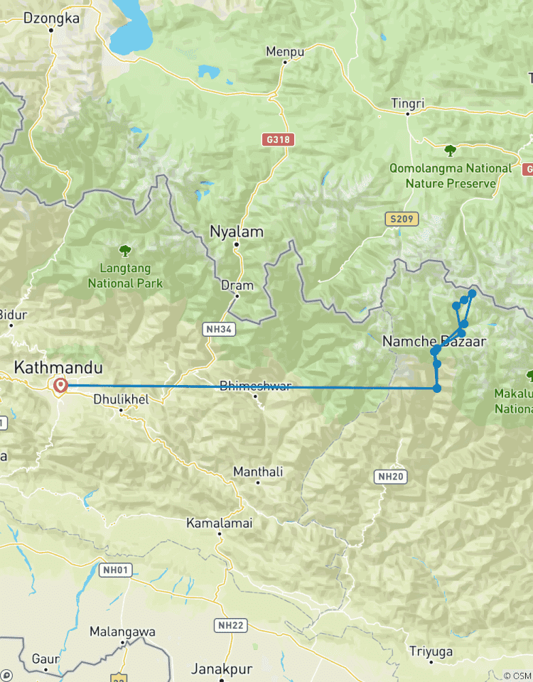 Everest Base Camp Trek -12 Tage Rundreise
