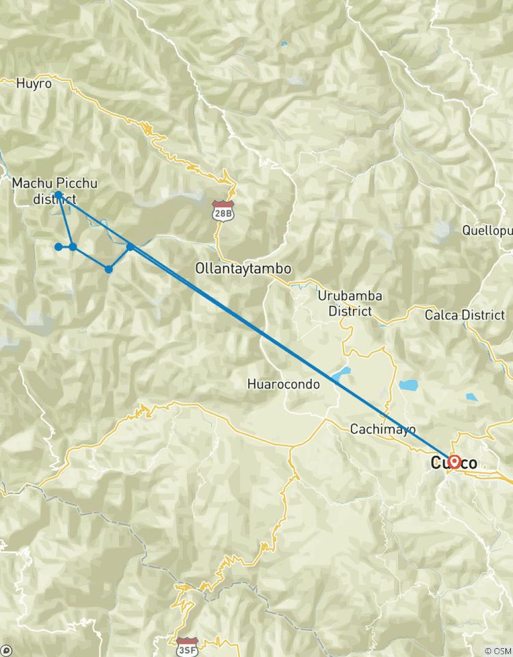 Inca Trail Tocht Langzame Versie 5 dagen-rondreis