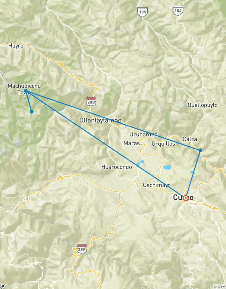 Circuito Huchuy Qosqo Excursión a Machu Picchu 3 días 2 noches