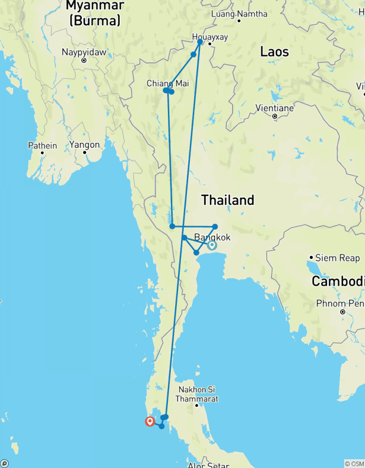 Thailand, die goldene Peninsula - Entdeckungsreise Rundreise