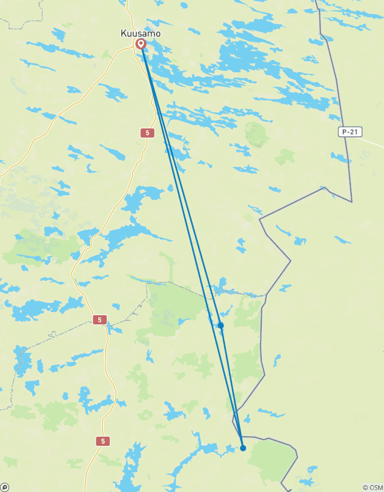Trek à ski à Kalevala circuit