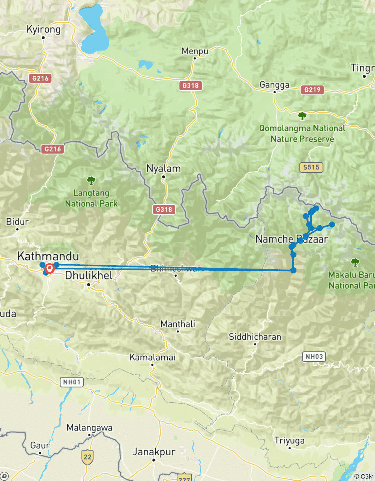 Circuito Excursión al Pico de la Isla y al Campo Base del Everest para 2026/2027