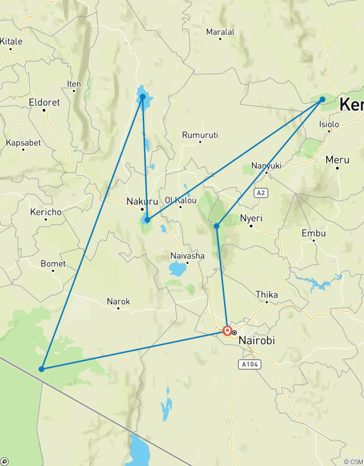 Kenya Round Trip Safari Tour