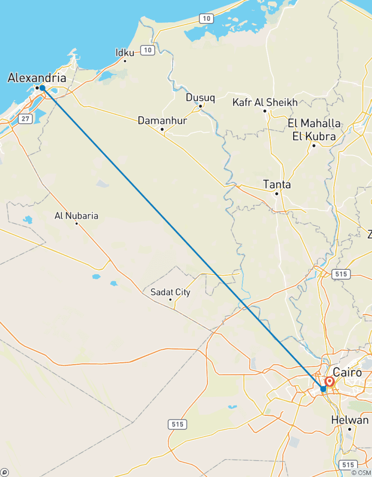 Egypte op de Lijn - 5 Dagen Gizeh Piramides , Gem Museum , Koptisch & Islamitisch Caïro en Alexandrië-rondreis