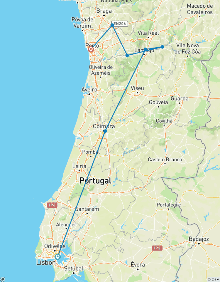 Circuito Descubre Lisboa, Oporto y el Valle del Douro - crucero puerto a puerto (7 destinations)