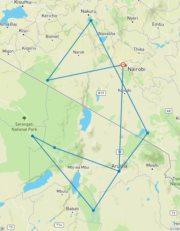 Circuito Lo mejor de Kenia y Tanzania - 12 días