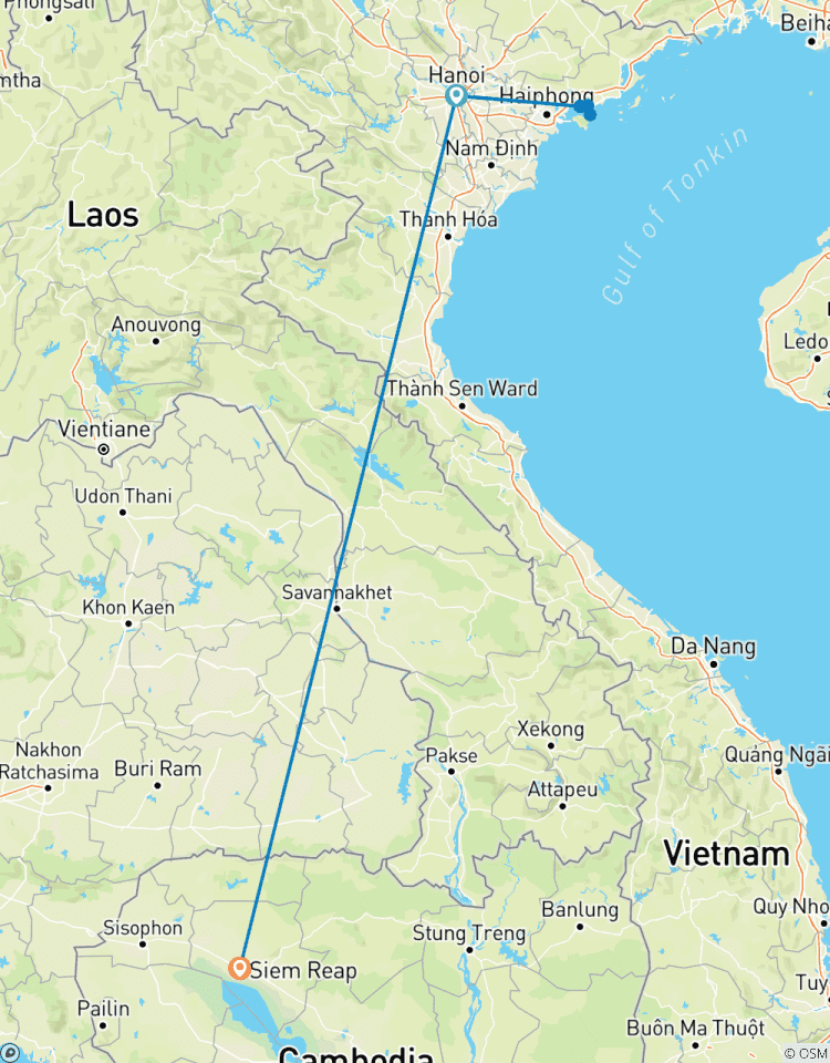 Hanoi et Siem Reap 6 jours 5 nuits circuit