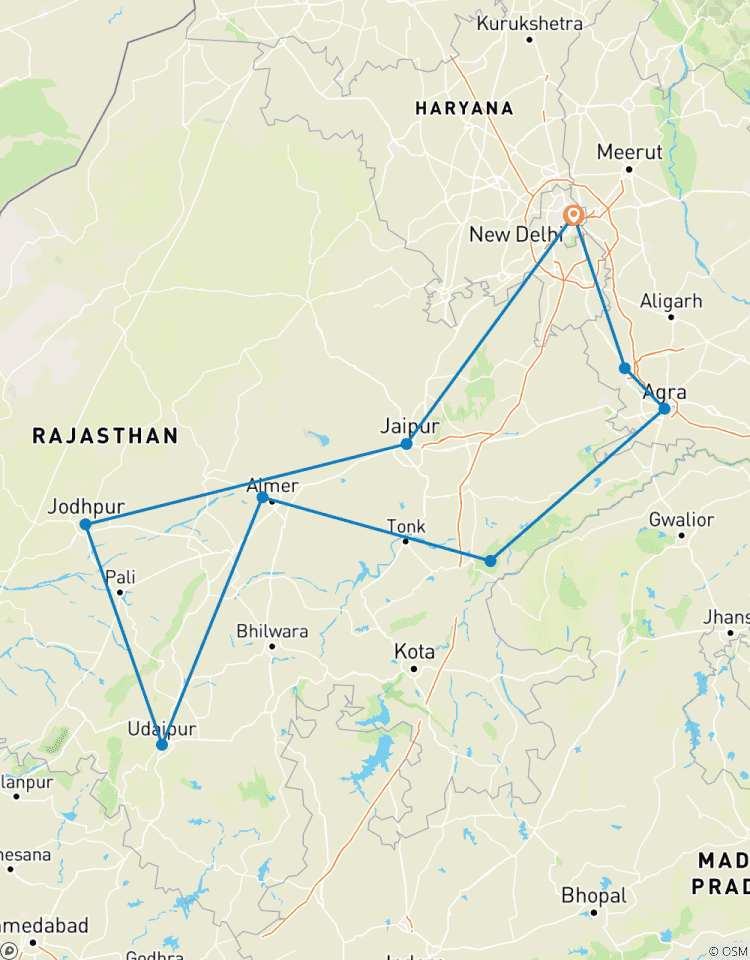Incroyable aventure au Rajasthan avec safari tigre en 11 jours circuit