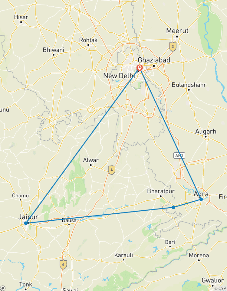 Circuito Triángulo de Oro, circuito de 6 días