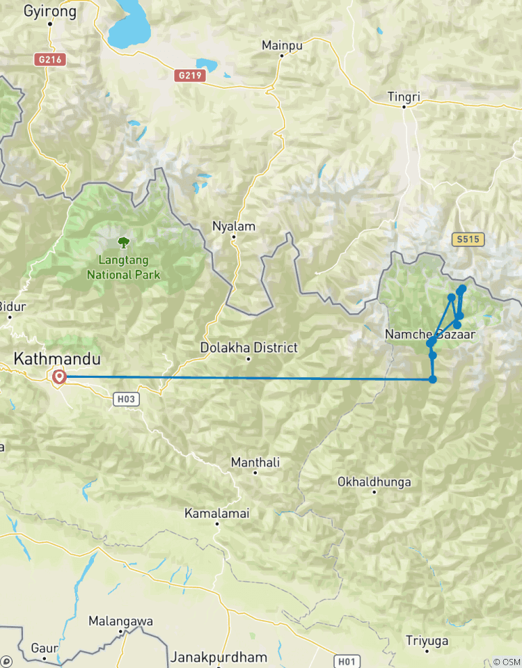 Everest Basiskamp Trek-14 dagen-rondreis