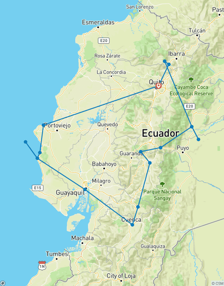 Discover Ecuador Tour 17 Days Tour