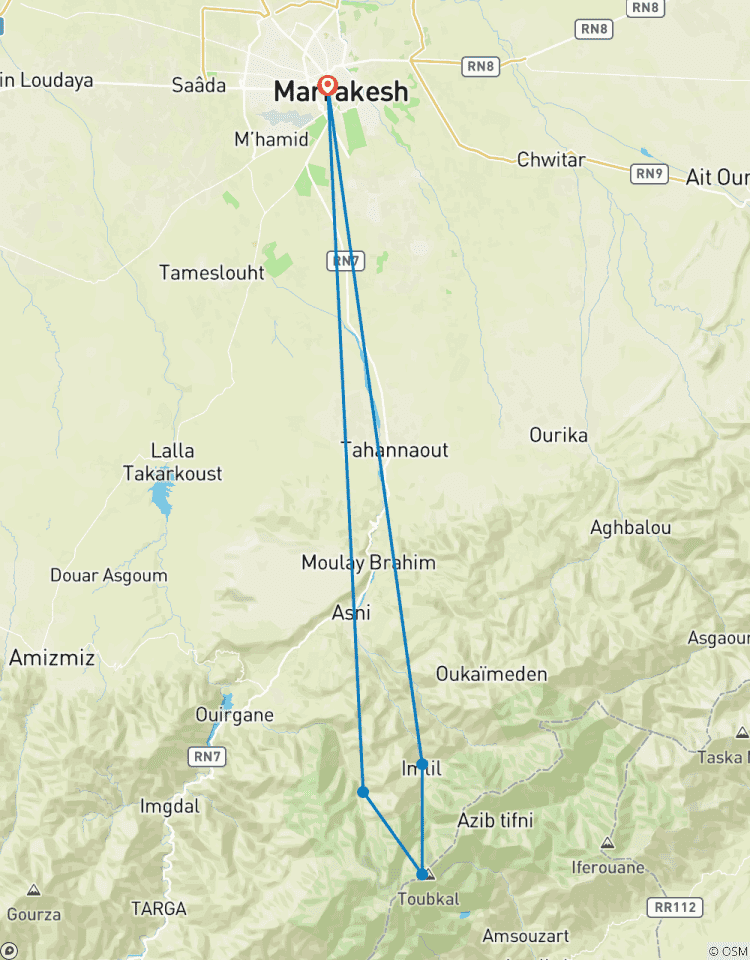 Trekking in Marokko - Jebel Toubkal - 8 Tage Rundreise