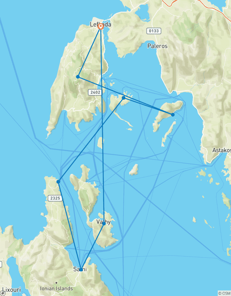 Yoga Sailing in Greece - Ionian Sea Tour