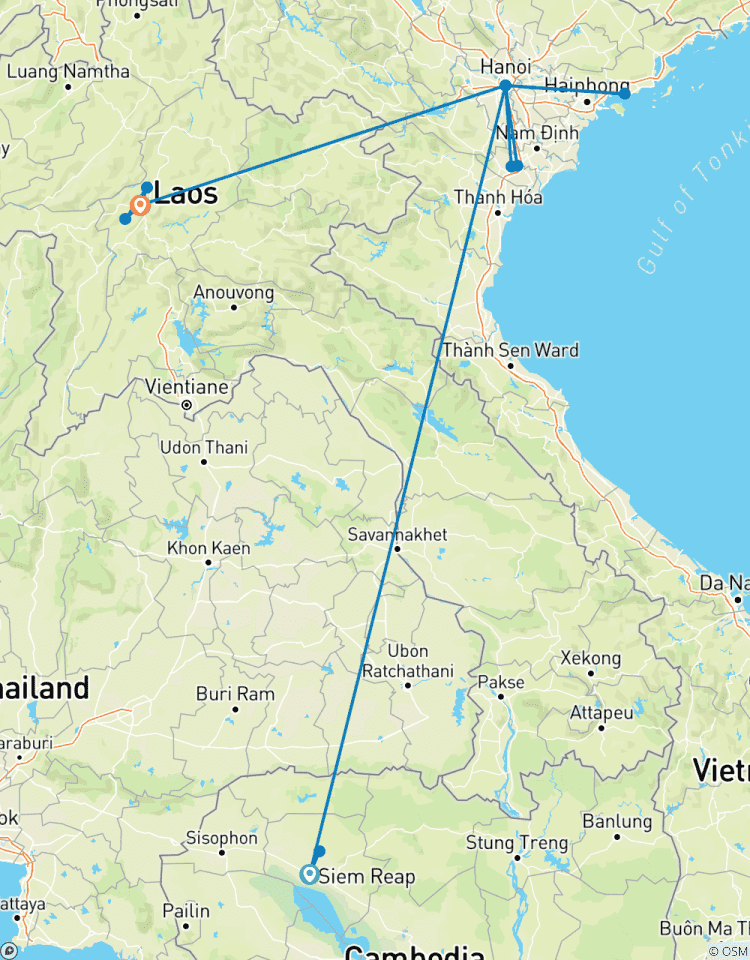 Golden Triangle of Indochina In 10 Days (Cambodia, Vietnam, Laos) Tour