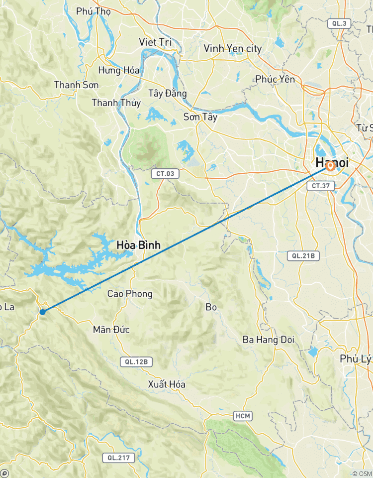 Aventure à Mai Chau 2 jours 1 nuit circuit