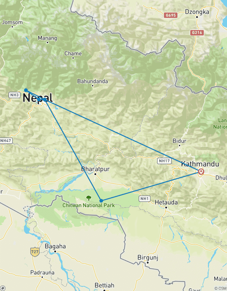 Dhampus Sarangkot Trek mit Tierwelt Rundreise