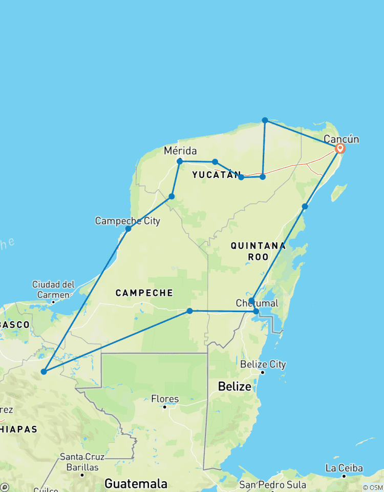 Merveilles des Mayas circuit