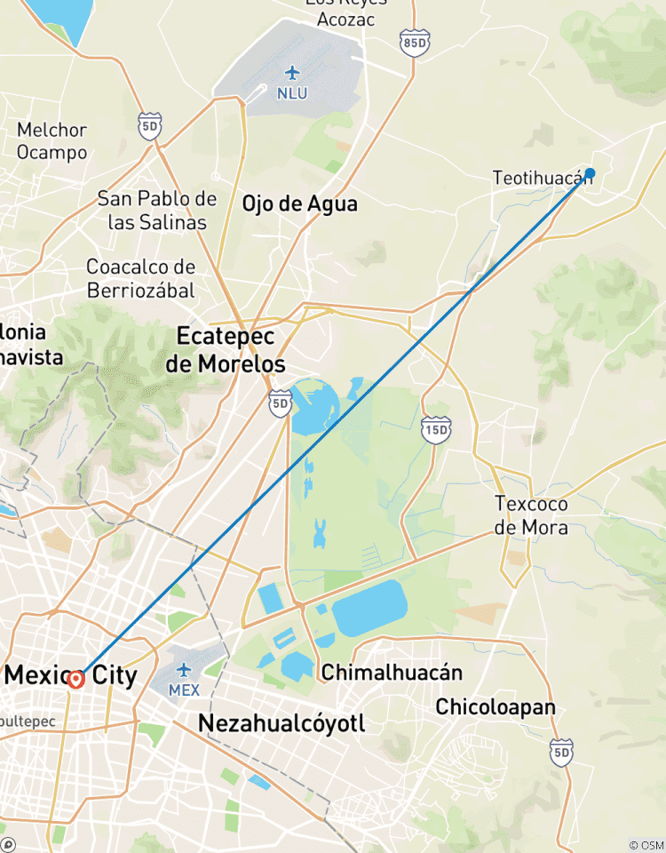 Un avant-goût de Mexico, city trip circuit