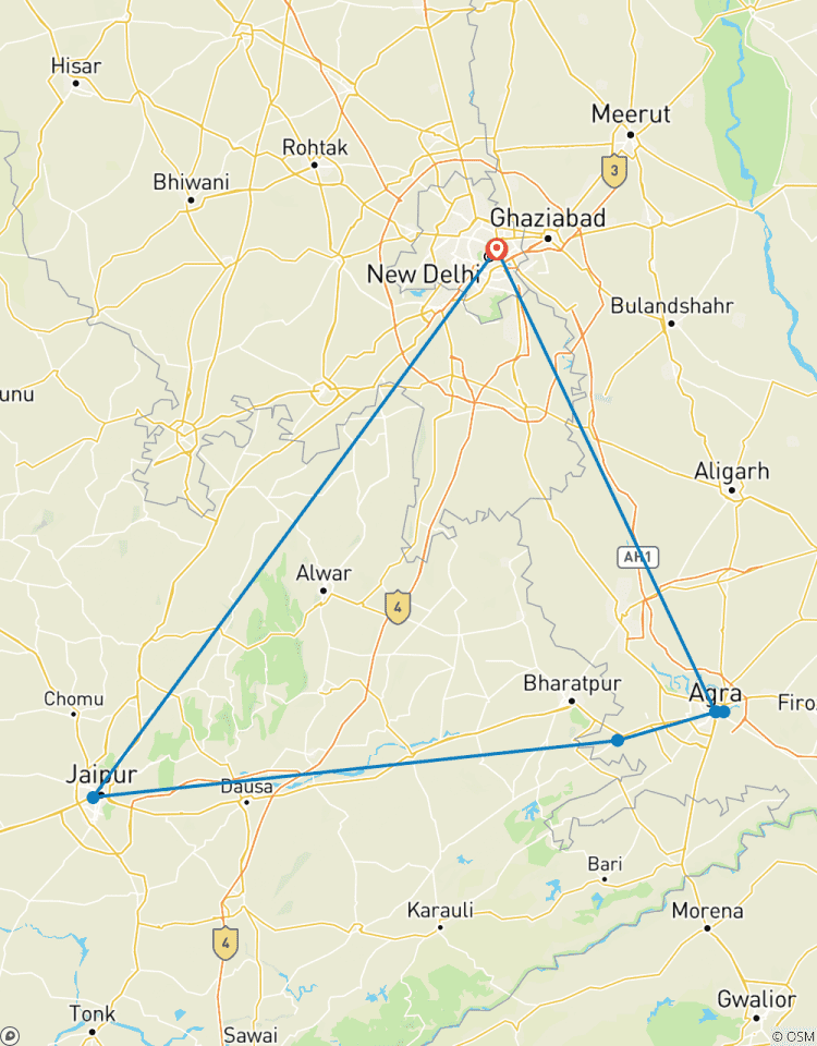 Indiens Goldenes Dreieck (ab Neu Delhi) Privatreise - 5 Tage Rundreise