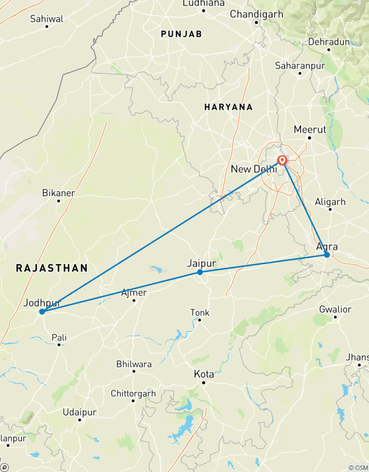 Koninklijke retraite – Gouden Driehoek&Rajasthan Rondreis door vanuit Delhi-rondreis