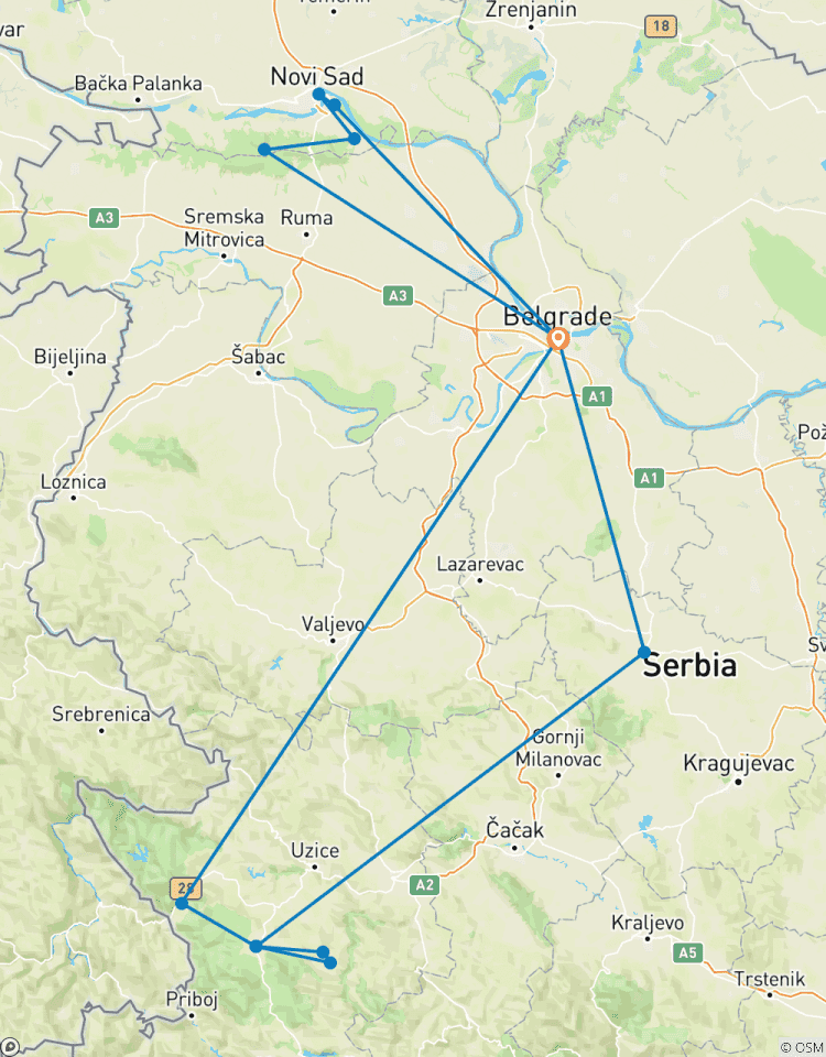 Circuito Grupo reducido: Descubre Serbia