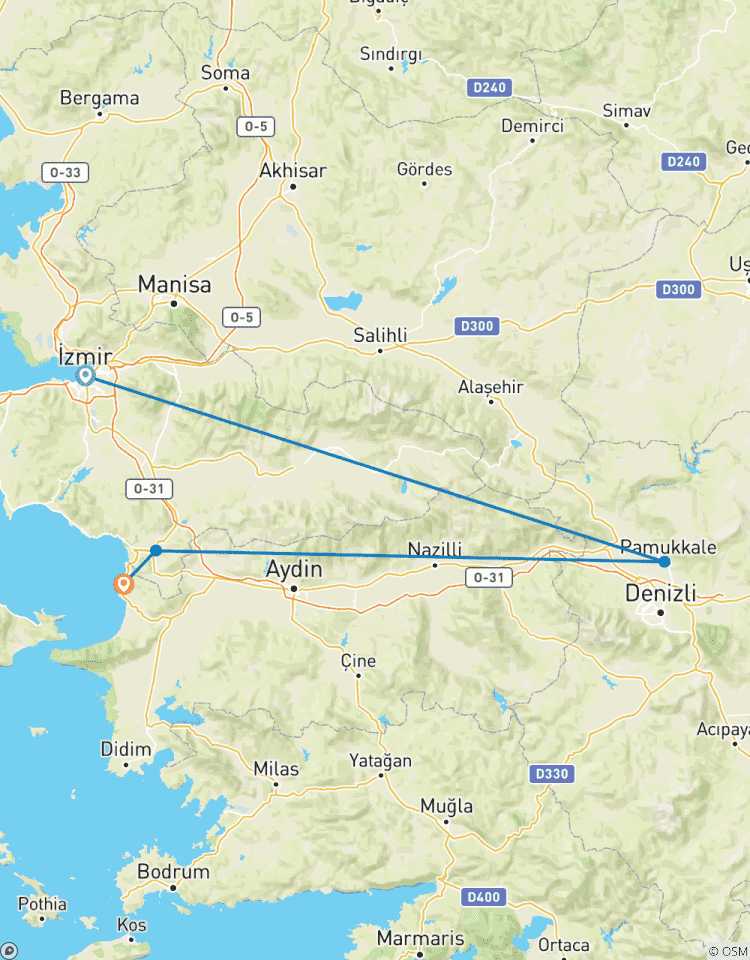 Kusadasi Essentials - 4 Dagen met Efeze & Pamukkale Rondleidingen-rondreis