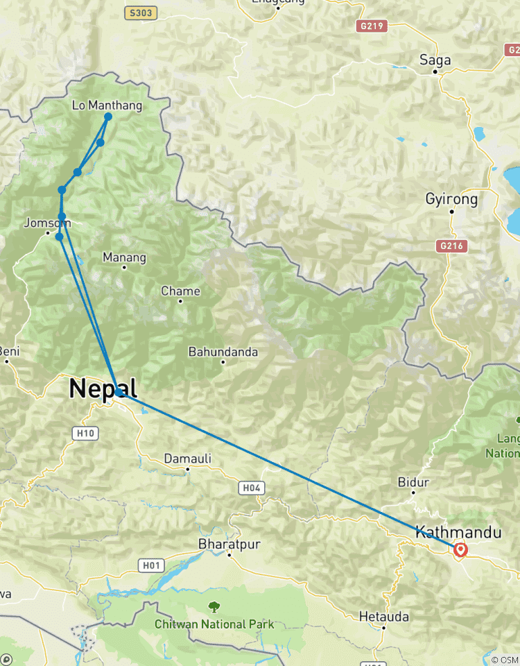 Upper Mustang Trekking Tour Rundreise