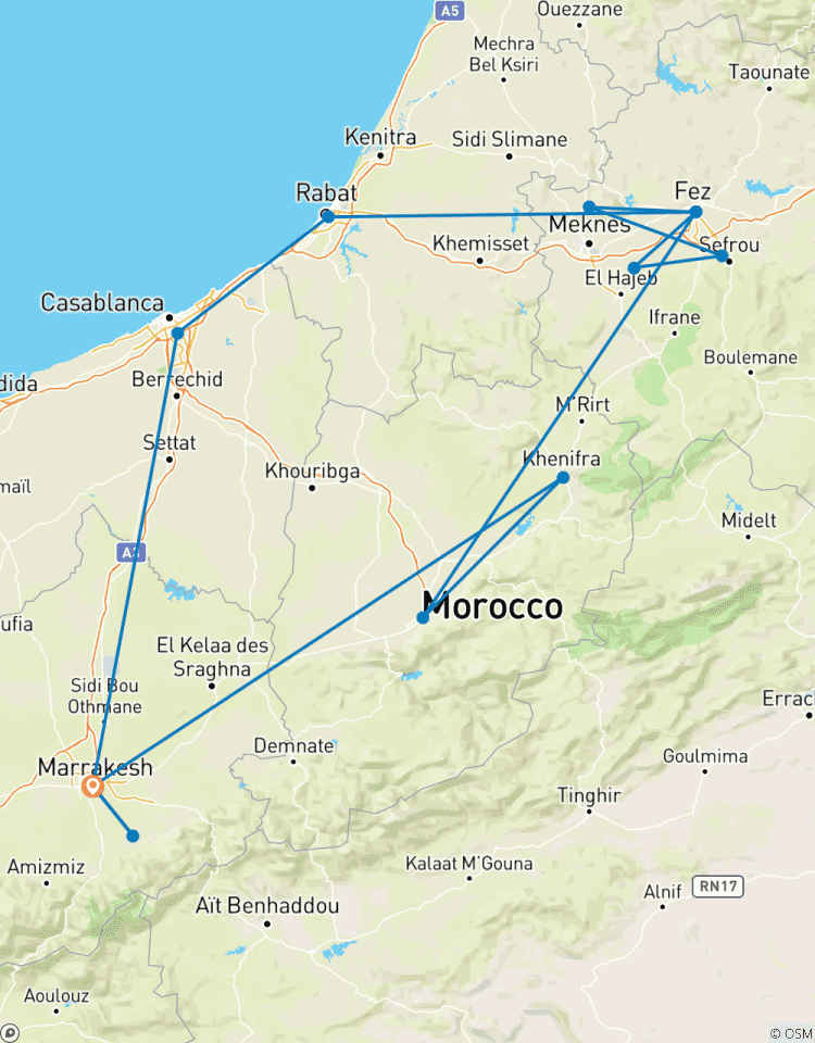 La cuisine et les saveurs marocaines, auto-voyage circuit