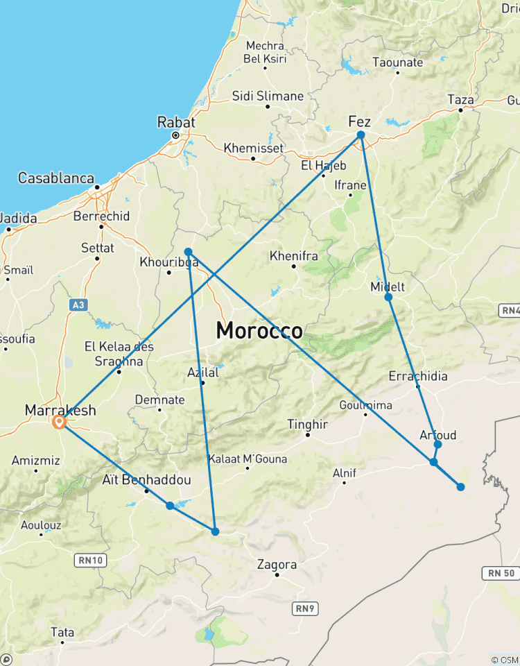 Sahara und Großer Süden, Privattour Rundreise