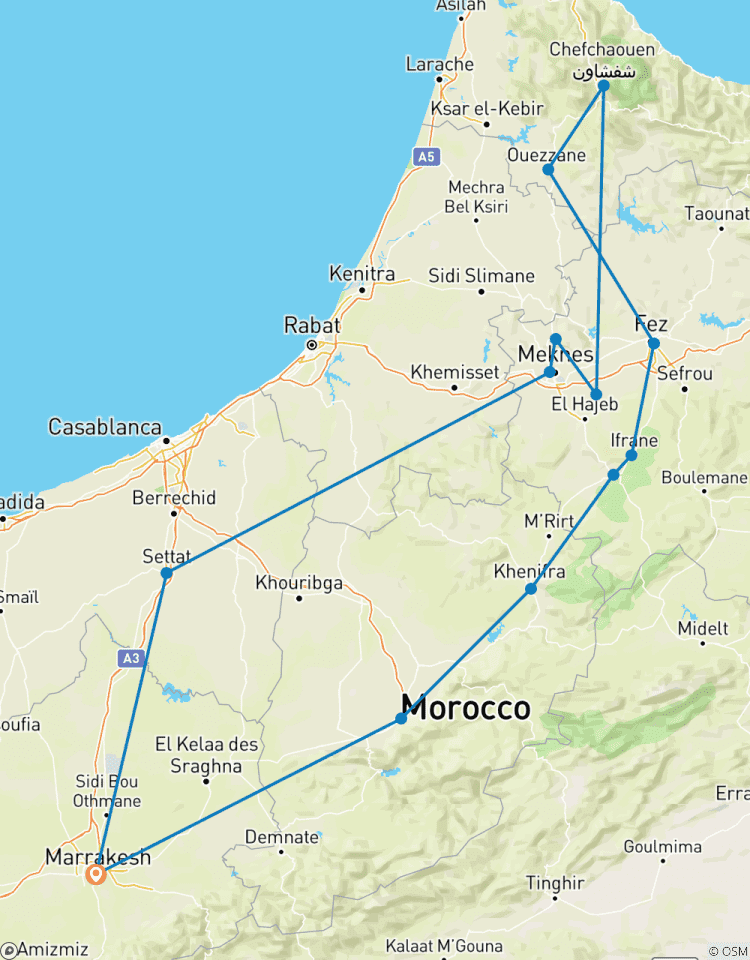 Chefchaouen et Nord, visite privée circuit