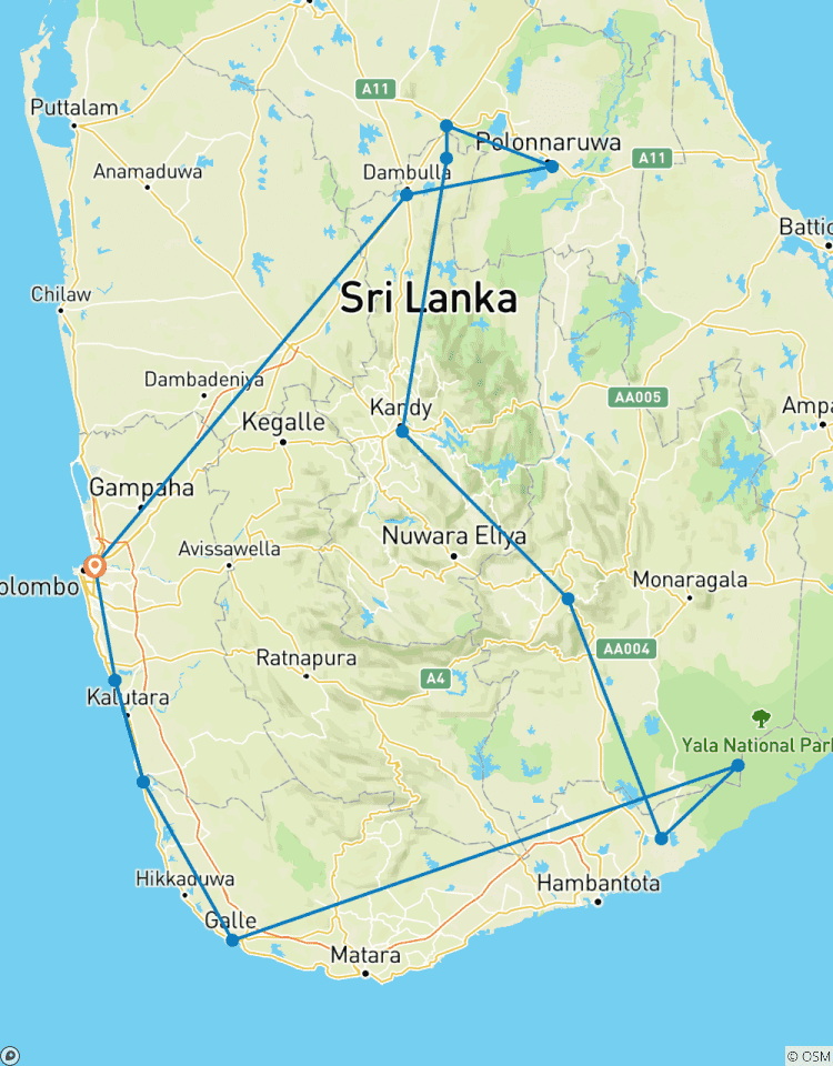 Best of Sri Lanka 10 Days, Private Tour Tour