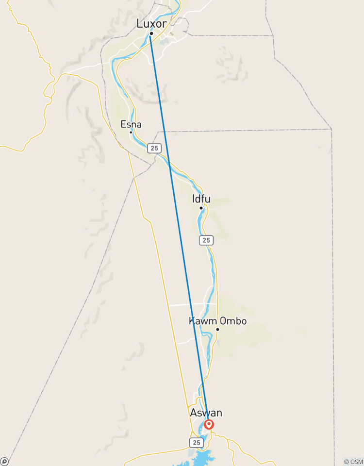 Croisière de Louxor sur le Nil - 5 Jours 4 Nuits - AVEC VISITES GUIDEES + VISITE CADEAU GRATUIT \"TEMPLE D\'ABU SIMBEL\" circuit