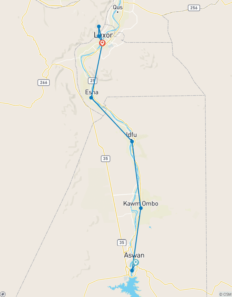 Circuito Desde Asuán 4 días 3 noches crucero por el Nilo CON visita GUIADA