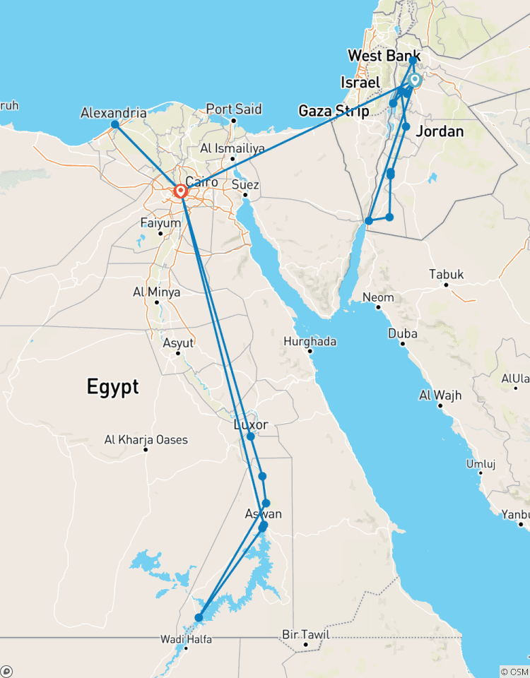 15 Day Highlights of Jordan & Egypt tour Tour