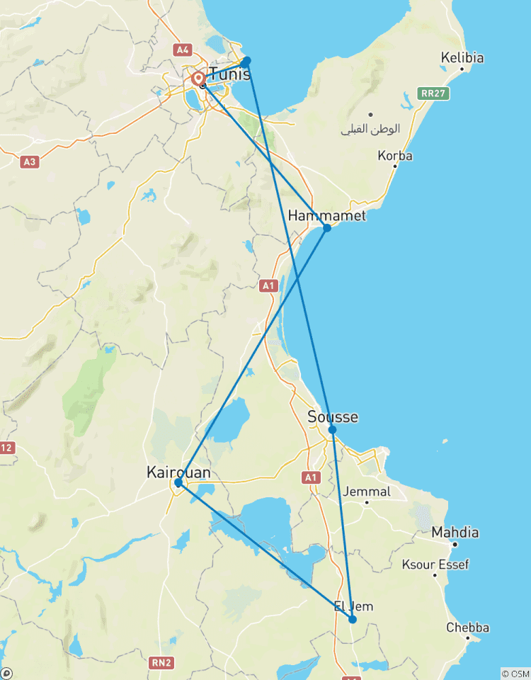 Un aperçu de la Tunisie, visite en petit groupe circuit