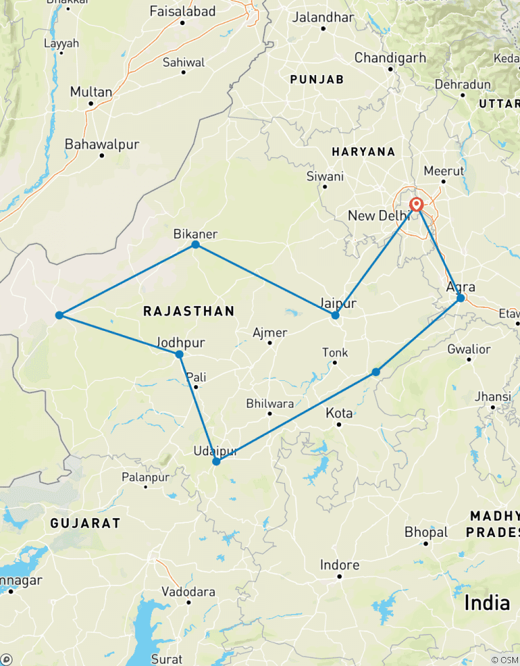 Circuit de 11 jours au Rajasthan | Royal Rajasthan Travels circuit