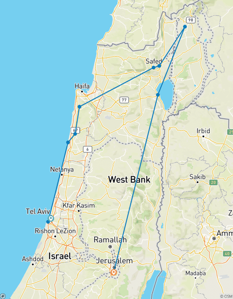Past to the Future - The Story of the Israeli State - 11 days Tour
