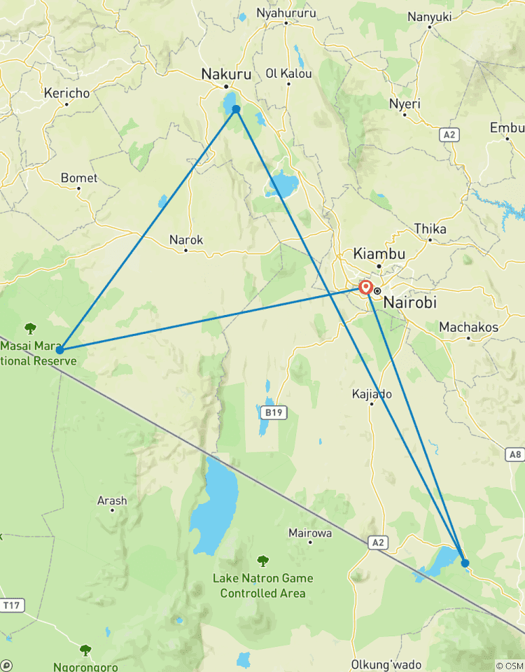 Circuito Safari en grupo 4x4 económico de 6 días por Kenia - Aventura en Maasai Mara, Amboseli y Lago Nakuru