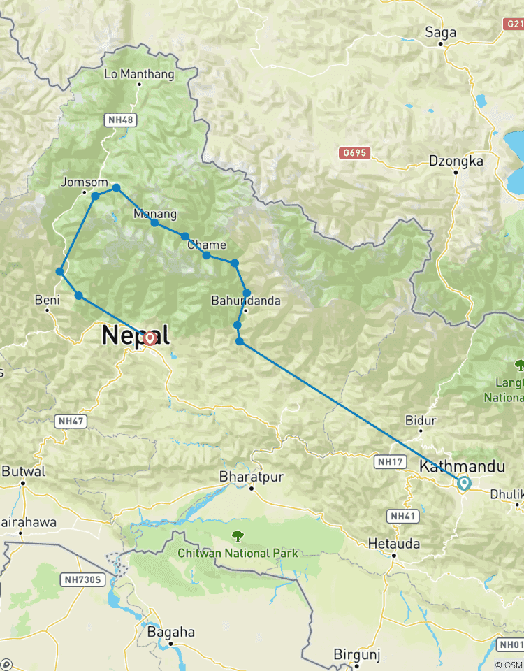 Annapurna Circuit Trekking Tour Rundreise