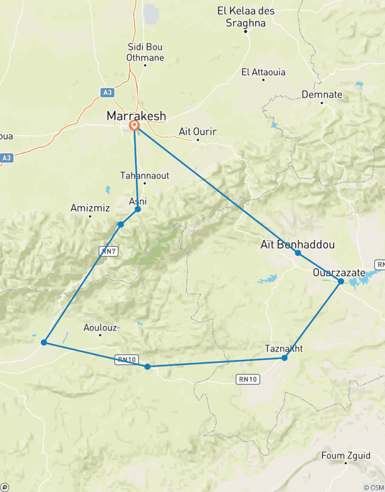 Ouarzazate & Hoher Atlas, Privattour Rundreise