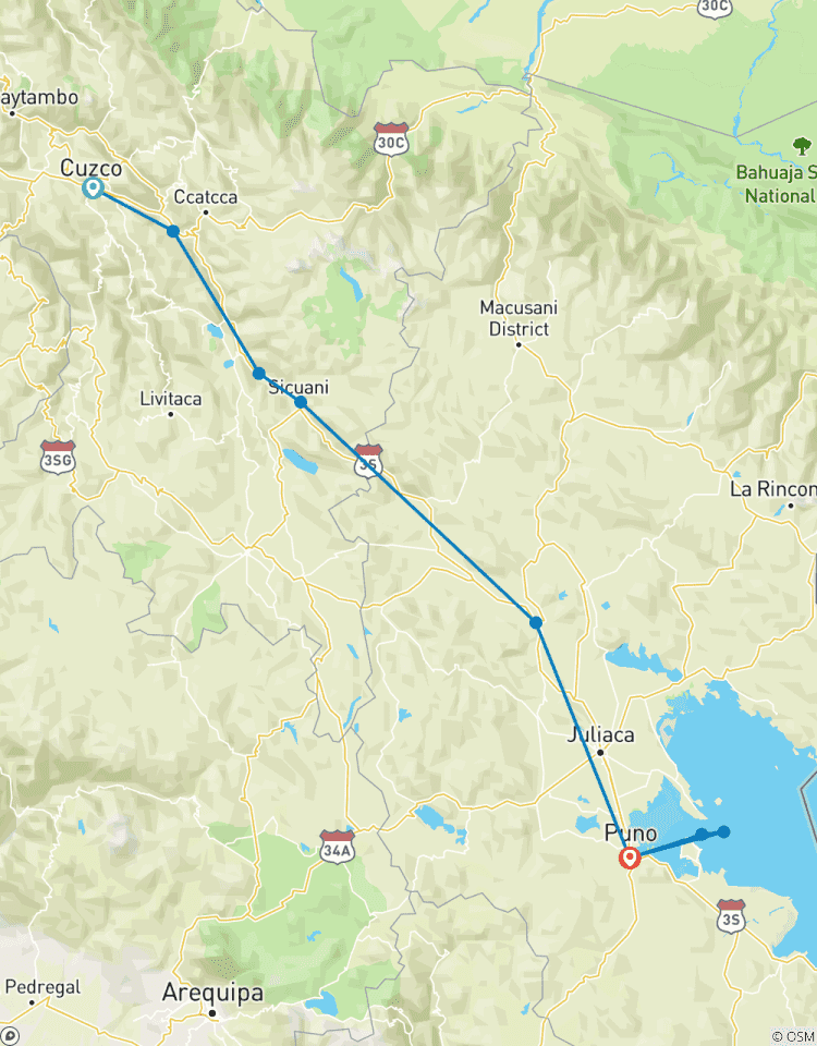 Puno et les îles Titicaca circuit