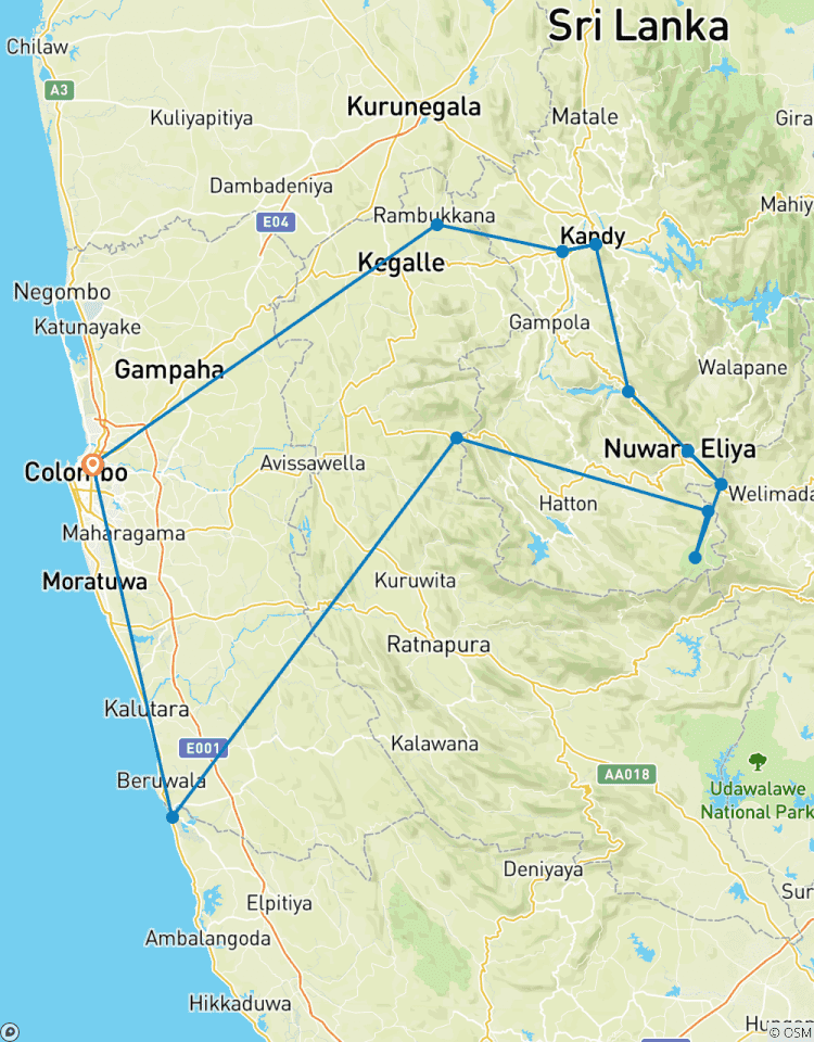 Sri Lanka Erlebnisreise - 7 Tage Rundreise