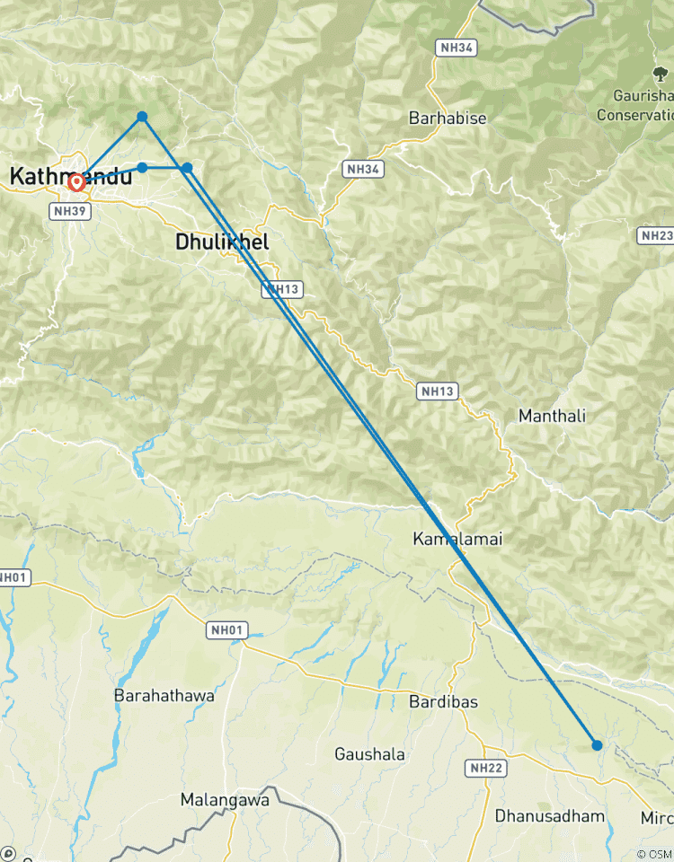 Trek Chisapani Nagarkot circuit