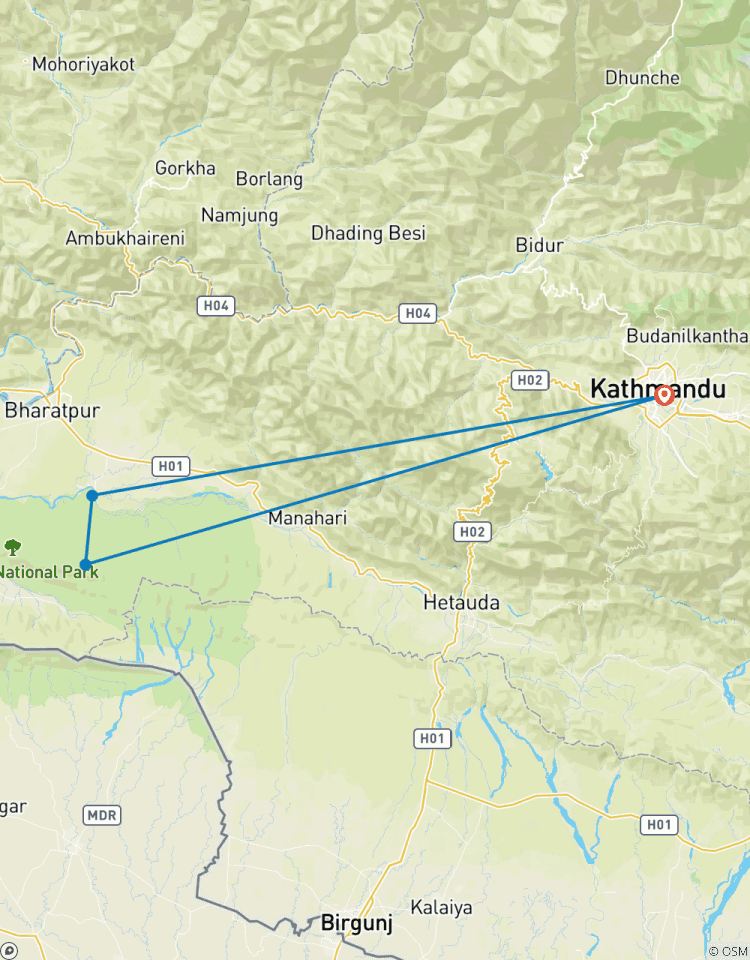 Chitwan Dschungel-Safari Rundreise