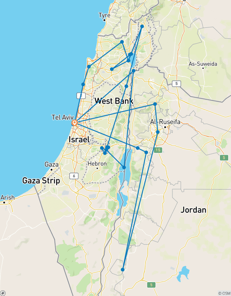 11 Days Highlights of Israel and Jordan (Multi country) Tour